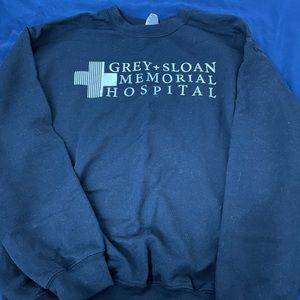 GREYS ANATOMY BLACK SWEATSHIRT BRAND NEW SIZE S
